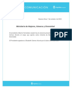 El Gobierno Aceptó La Renuncia de Gómez Alcorta