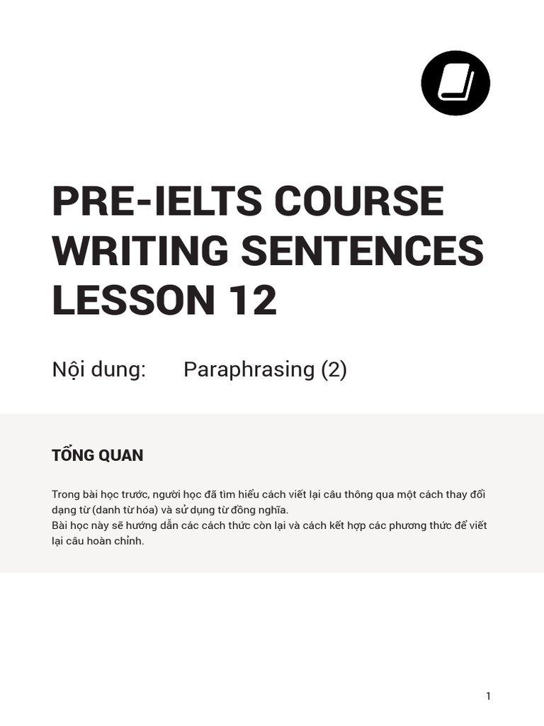 Lesson 12 | PDF