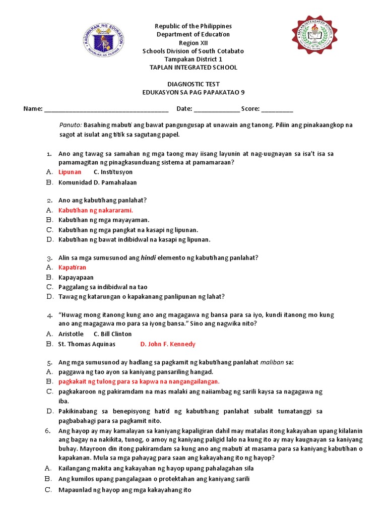 esp-9-diagnostic-test-pdf