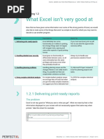 The Weakness of Excel