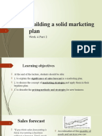 Building A Solid Marketing Plan