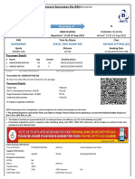 ERS-Normal User Booked RNC to DHN Train Ticket