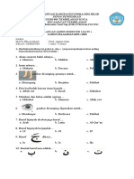 Soal Kls 1 Uas k13 SMT 1 & 2