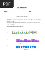 Secuencias y Patrones