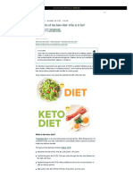 5 Benefits of The Keto Diet