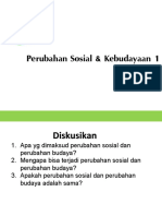 Sosiologi 09 - Perubahan Sosial & Kebudayaan 1