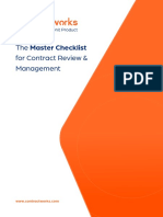 The Master Checklist For Contract Review and Management