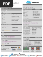 Cheat Sheet Template