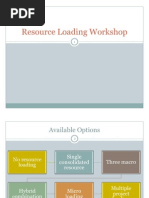 Resource Loading Workshop