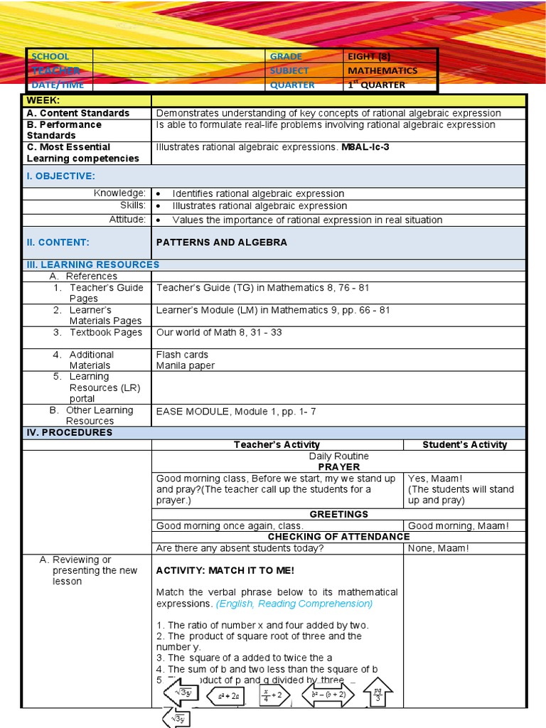 COT For Mathematics | Download Free PDF | Polynomial | Rational Number