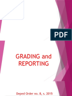 DepEd Order 8 Grading and Reporting Guidelines