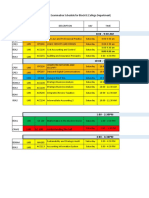 Final Examination Block B Schedule 2022 2023 As of 10 04