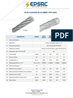 Cod 07 Conductores de Aleación de Aluminio Tipo Aaac