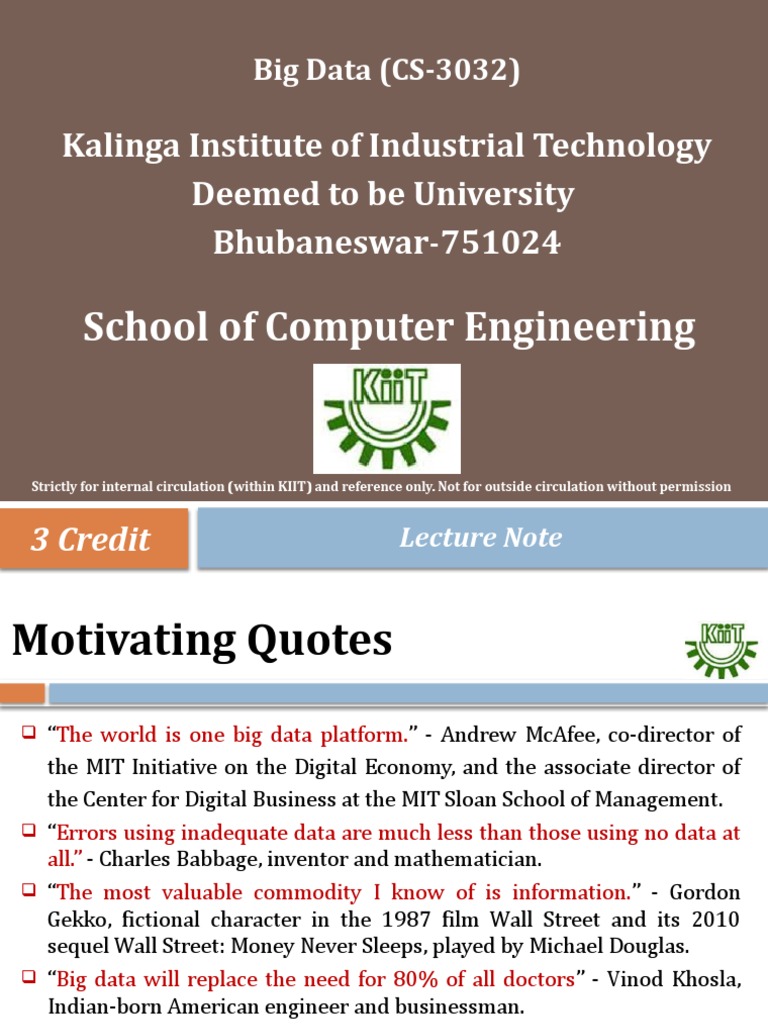 Big Data Course Overview and Insights | PDF | Big Data | Databases