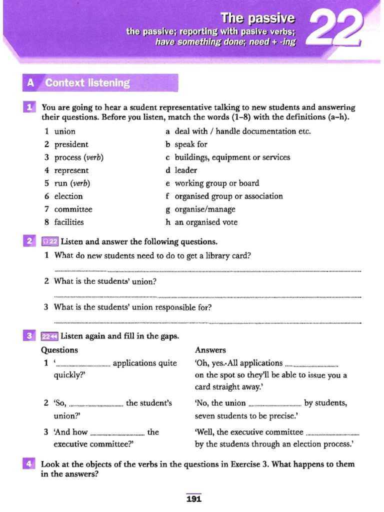 Grammar Unit 22 | PDF