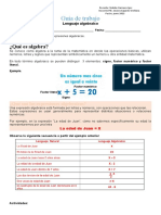 Expresiones Algebraicas