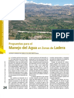 Propuestas para El Manejo Del Agua en Zonas de Ladera