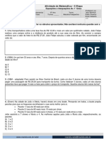 L1 - Equações e Inequações Do Primeiro Grau