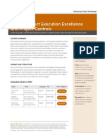 Execution Excellence Project Controls Online 2022