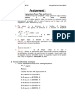 Assignment 1 - Signal Processing and Application