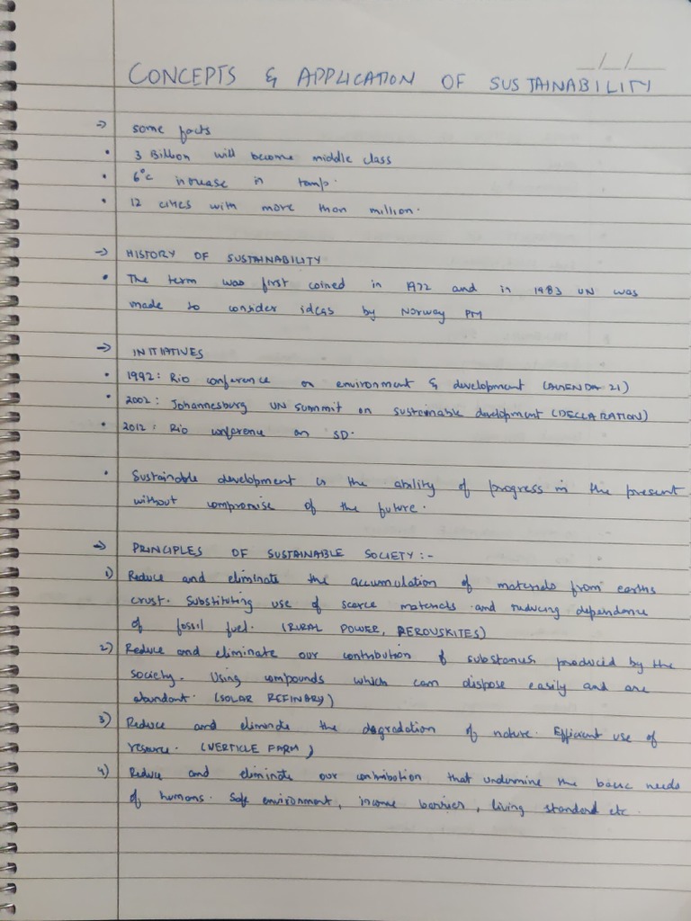 SDG Notes | PDF