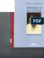 BOSI Eclea - Memória e Sociedade. Lembrancas Dos Velhos - PDF Versão 1