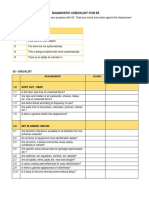 Diagnostic Checklist For 5s