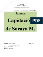 LAPIDACIÓN DE SORAYA M.