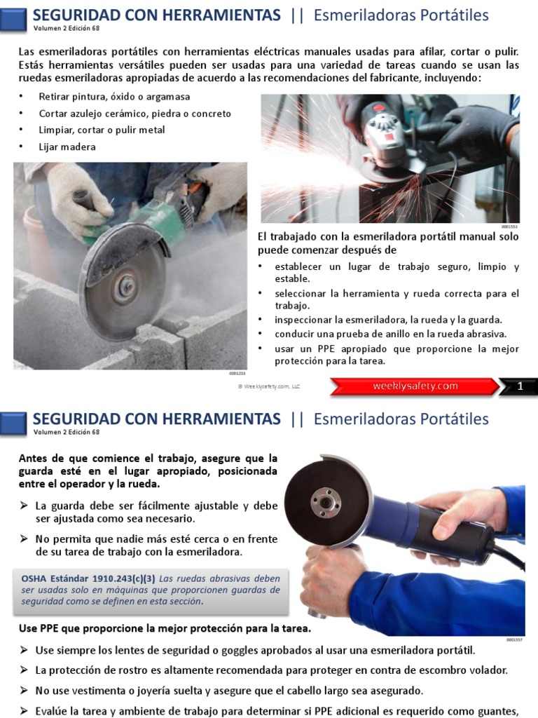 Managers Prezo V2 68M Portable Grinders Spanish PDF