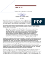 Papadimitriov y Wray (1999) - Minsky Analysis of Financial Capitalism