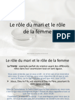 Le Role Du Mari Et de La Femme