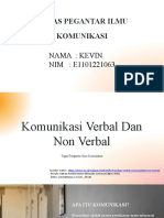 Tugas Pengantar Ilmu Komunikasi Kevin