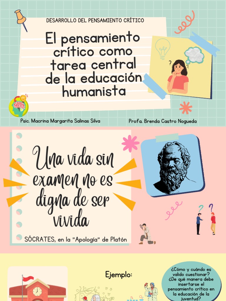 Pensamiento Crítico en Educación Humanista | PDF | Racionalidad ...