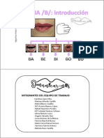 Fonema B Dactilologico