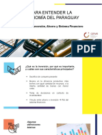 Para Entender La Economía Del Paraguay: Capítulo 3: Inversión, Ahorro y Sistema Financiero