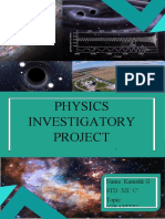 Project Cover Page Physics 1