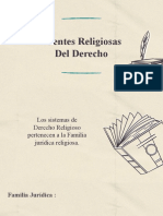 Fuentes Religiosas del Derecho: Derecho Canónico, Hebreo e Islámico