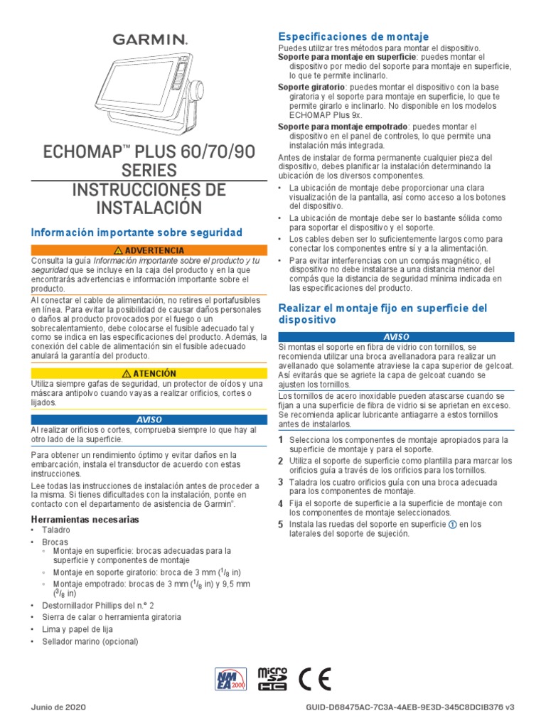 echomap-plus-60-70-90-installation-es-xm-pdf-tornillo-perforar