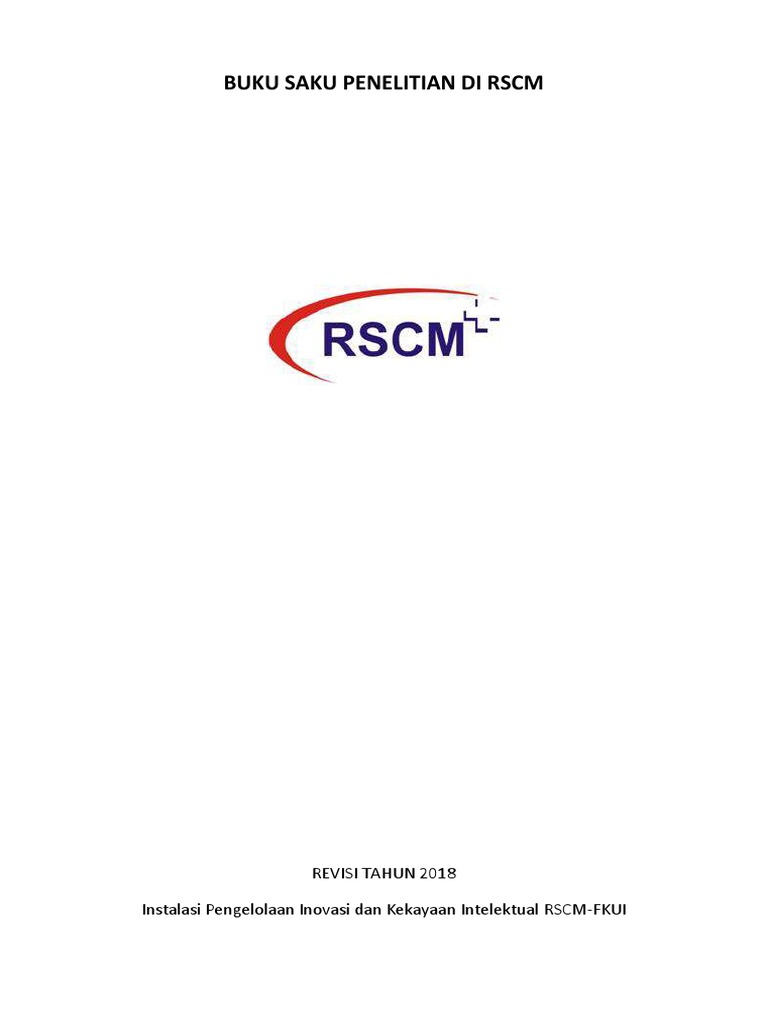 Panduan Penelitian RSCM oleh Dr. Sukamto | PDF