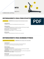 Treadmill Training Plan - Es