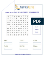 Sopa de Letras de Las Plantas PDF