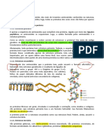 Biologia I - Aula 04 - Proteínas (enzimas)