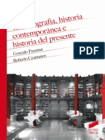 Pasamar, Gonzalo y Ceamanos, Roberto - Historiografia, Historia contemporánea e Historia del presente