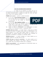 Contrato de Servicios