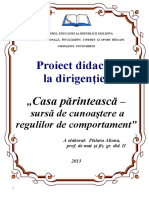 Proiect  didactic