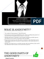 A Short PowerPoint About Anonymity