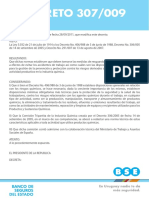 Decreto 307-2009 (Regula Los Riesgos Quimicos)