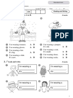 Standard test clothing and listening identification