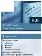 Email Etiquette