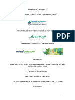 Proyecto Modernización de La Red Terciaria Del Tramo Inferior Del Río Mendoza - Sexta Zona